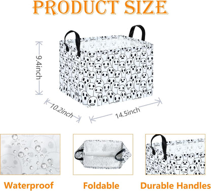 Rectangle Gift Shelf Nursery Storage Basket Laundry Hamper Storage Box and Bins for Home Clothes with Handles