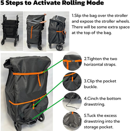 Extra Large Travel Bag Compatible with WONDERFOLD,JEEP,etc