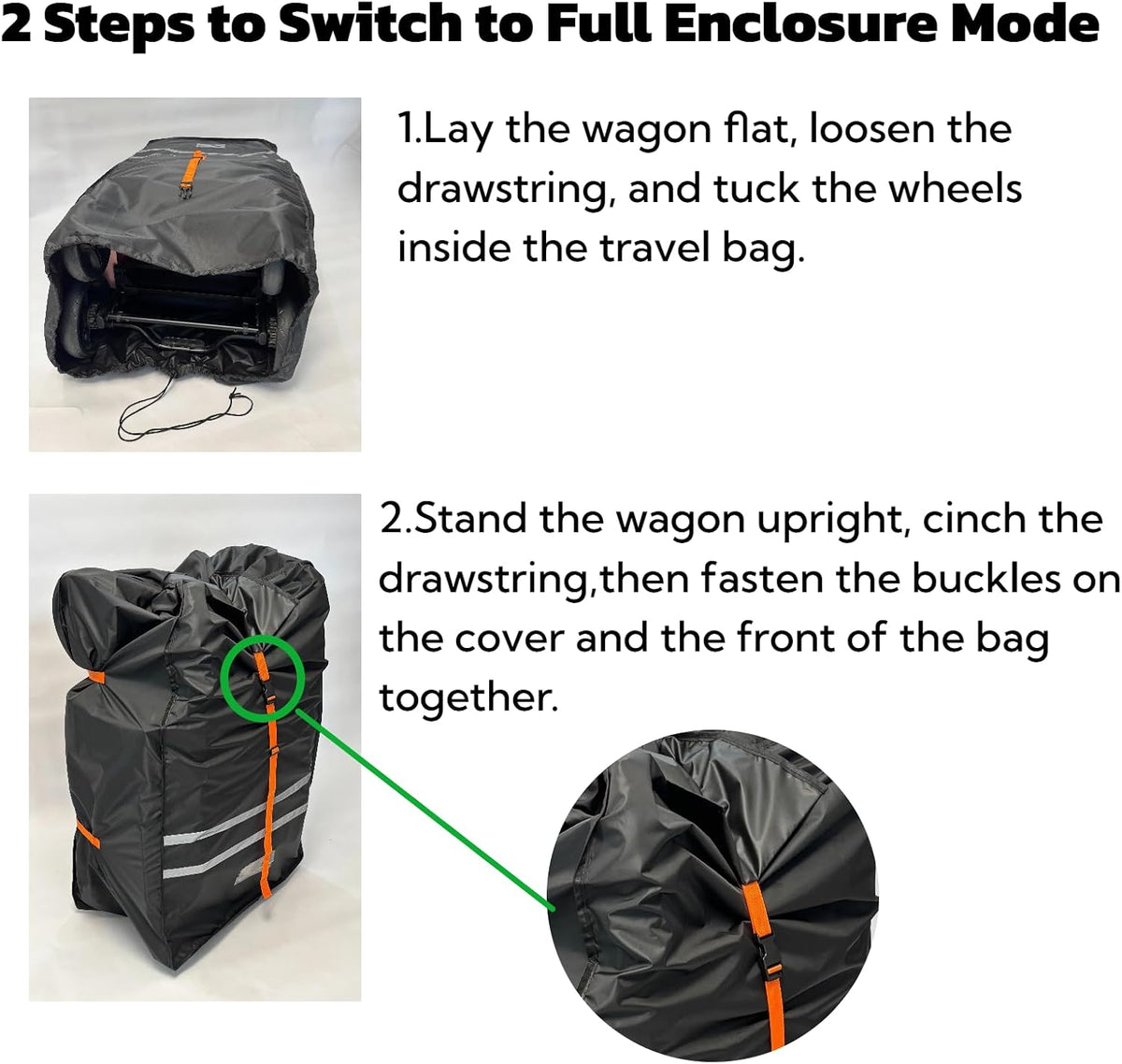 Extra Large Travel Bag Compatible with WONDERFOLD,JEEP,etc