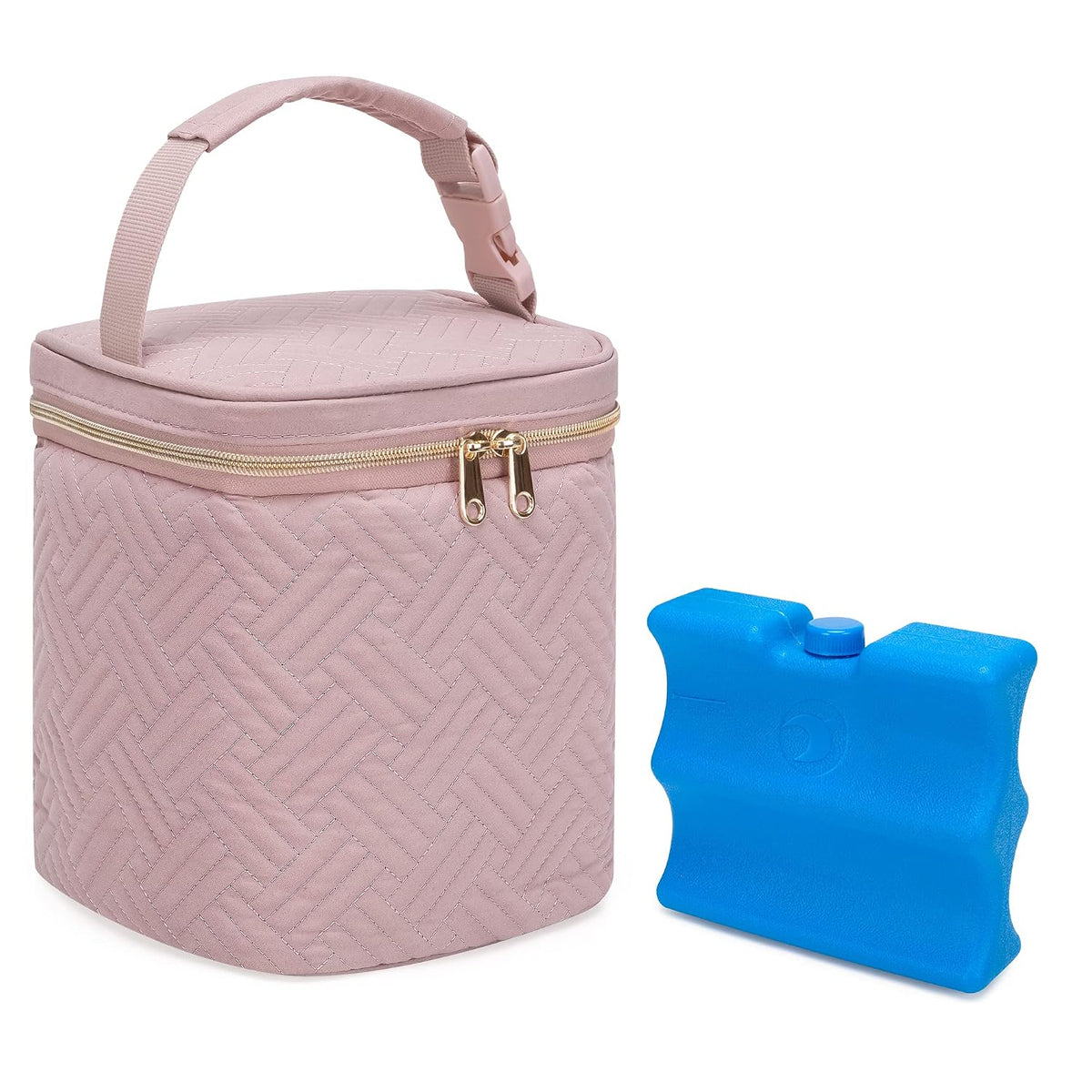 Breastmilk Cooler Bag with Ice Pack, Insulated Baby Bottle Bag