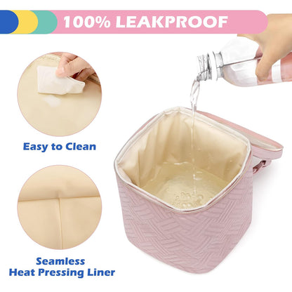 Breastmilk Cooler Bag with Ice Pack, Insulated Baby Bottle Bag