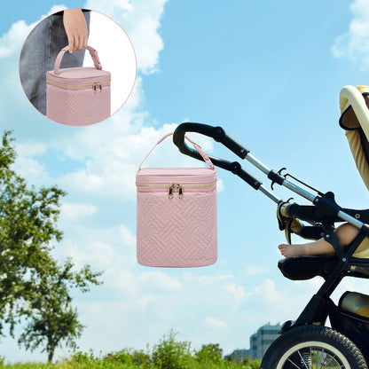 Breastmilk Cooler Bag with Ice Pack, Insulated Baby Bottle Bag