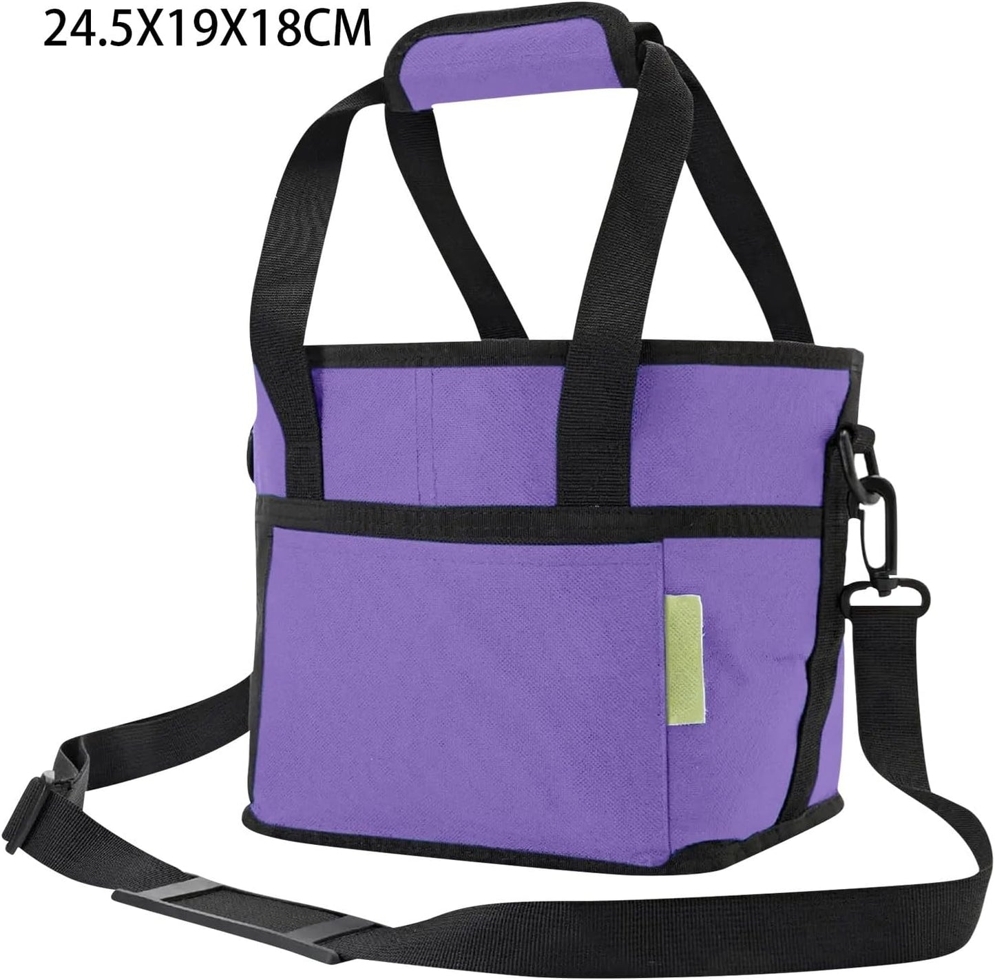 Family Size 4 Compartment Drink Carrier Bag, Cup Carrier Caddy for Hot & Cold Drinks, Portable Cup Holder for Car Travel, Beach, Picnic, Camping & Commute (Pink)