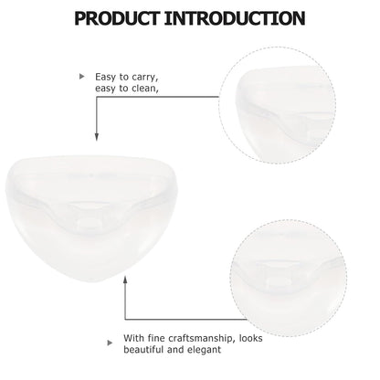 10pcs Holder Case Portable Dustproof Storage Box for Travel and Home Use Care Accessories