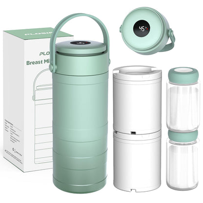 Portable Breast Milk Cooler Bottle with Digital Temp Display