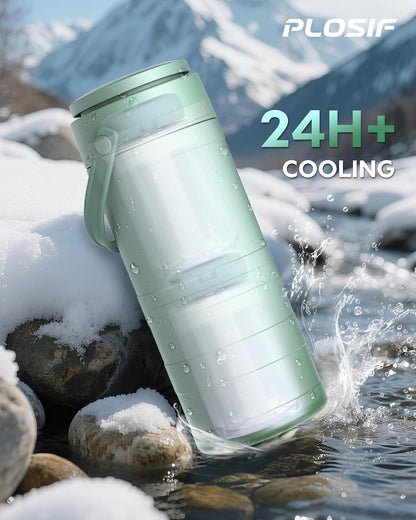 Portable Breast Milk Cooler Bottle with Digital Temp Display