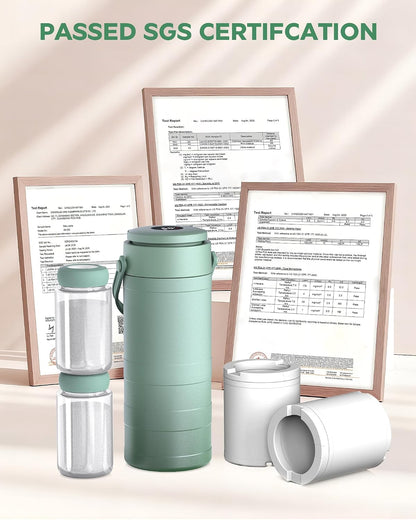 Portable Breast Milk Cooler Bottle with Digital Temp Display