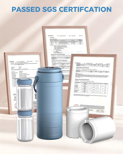 Portable Breast Milk Cooler Bottle with Digital Temp Display