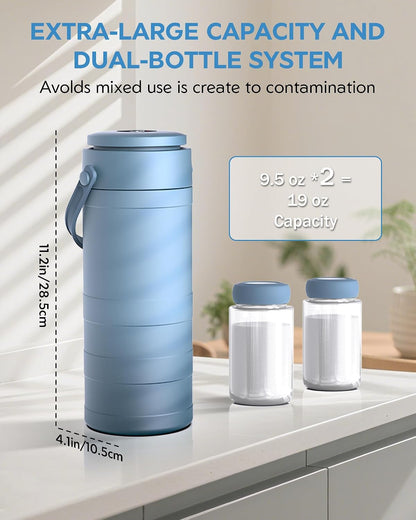 Portable Breast Milk Cooler Bottle with Digital Temp Display