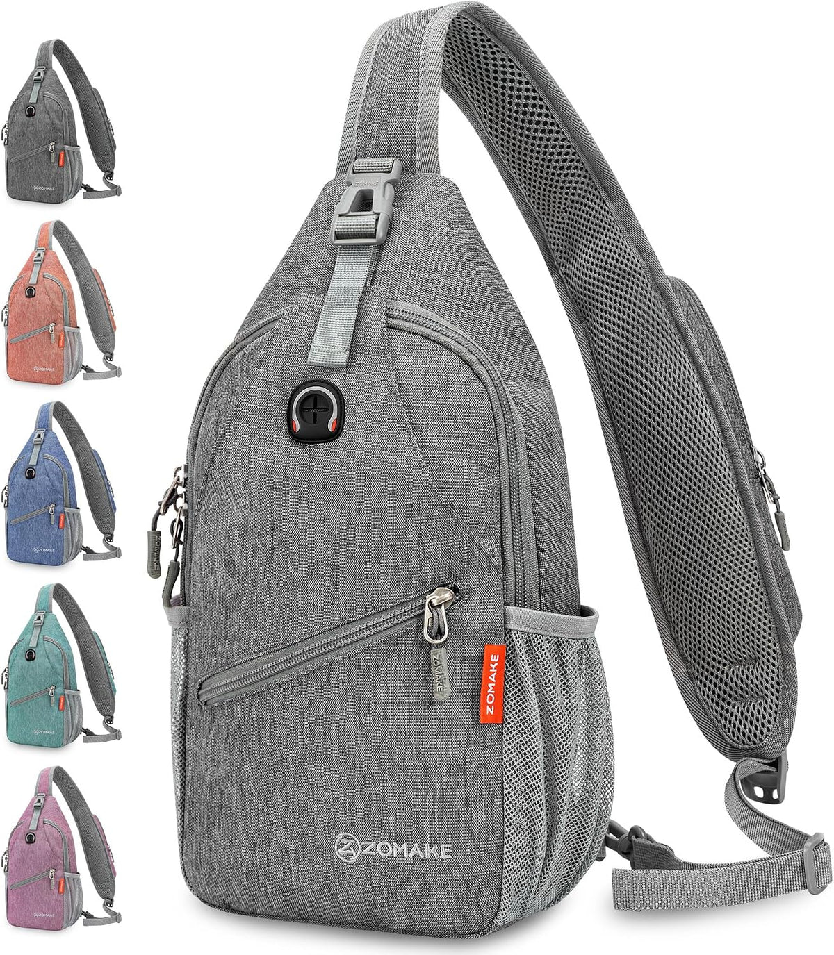 Sling Bag,Small Crossbody Sling Backpack Shoulder Daypack for Travel