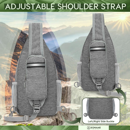 Sling Bag,Small Crossbody Sling Backpack Shoulder Daypack for Travel