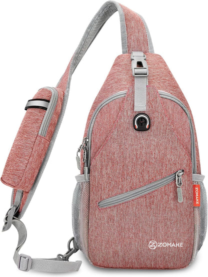 Sling Bag,Small Crossbody Sling Backpack Shoulder Daypack for Travel