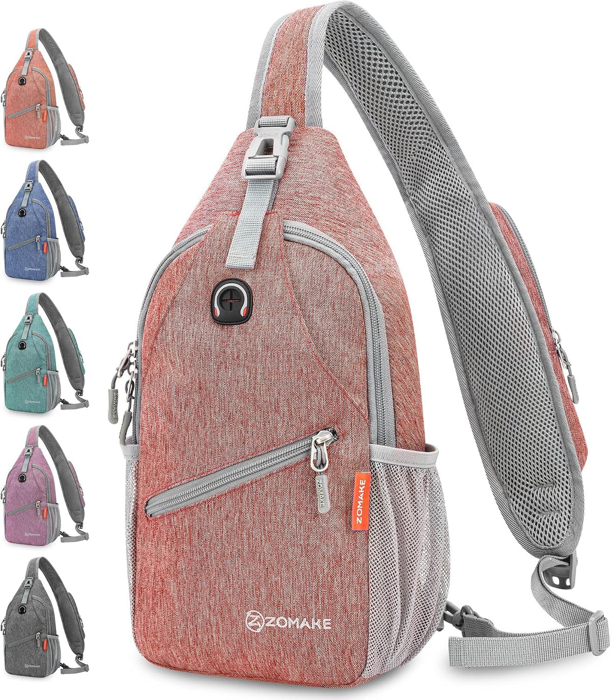 Sling Bag,Small Crossbody Sling Backpack Shoulder Daypack for Travel