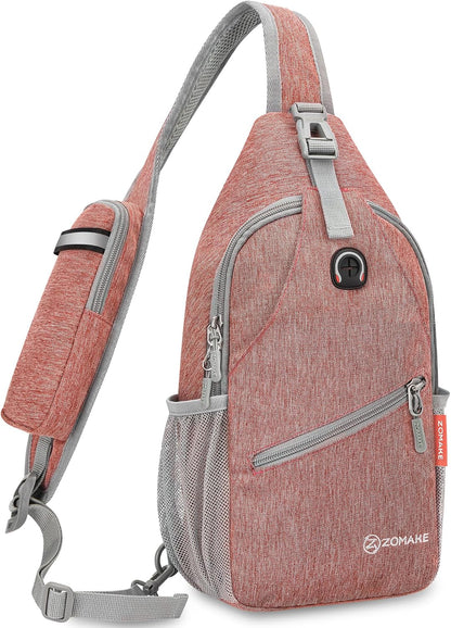 Sling Bag,Small Crossbody Sling Backpack Shoulder Daypack for Travel
