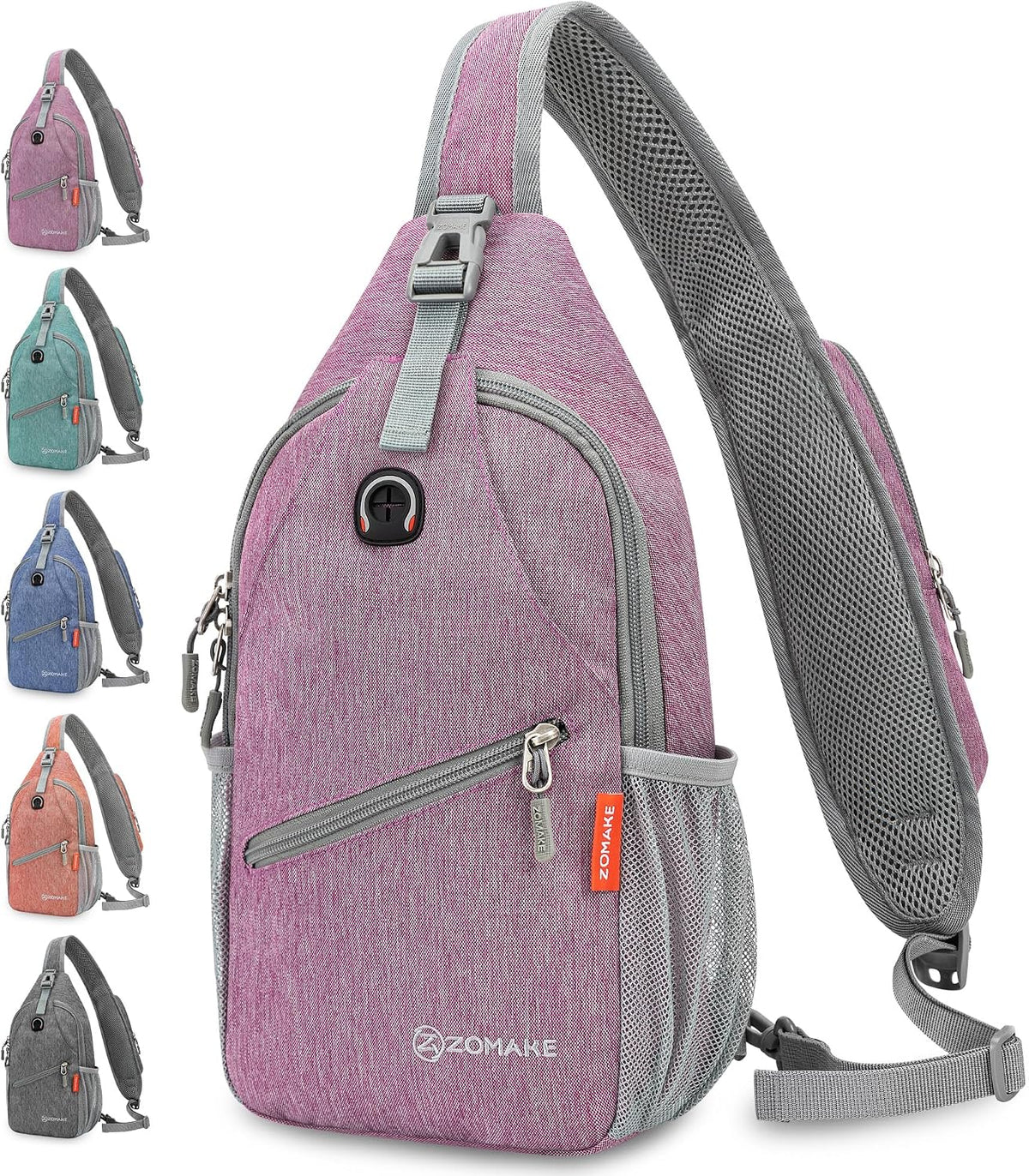 Sling Bag,Small Crossbody Sling Backpack Shoulder Daypack for Travel