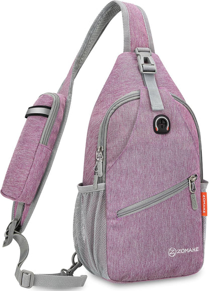 Sling Bag,Small Crossbody Sling Backpack Shoulder Daypack for Travel
