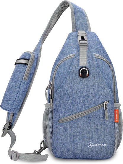 Sling Bag,Small Crossbody Sling Backpack Shoulder Daypack for Travel