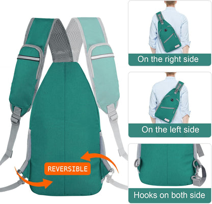 Sling Bag,Small Crossbody Sling Backpack Shoulder Daypack for Travel