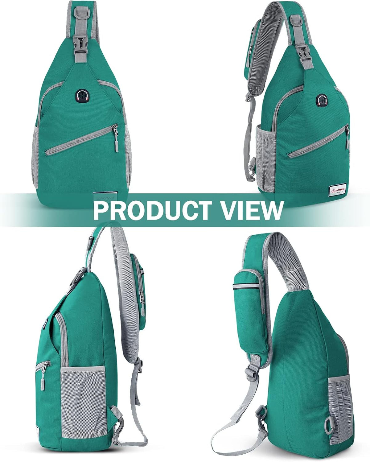 Sling Bag,Small Crossbody Sling Backpack Shoulder Daypack for Travel