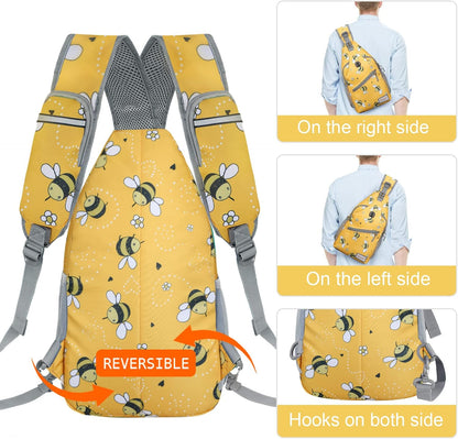 Sling Bag,Small Crossbody Sling Backpack Shoulder Daypack for Travel