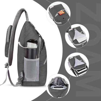 Sling Bag,Small Crossbody Sling Backpack Shoulder Daypack for Travel