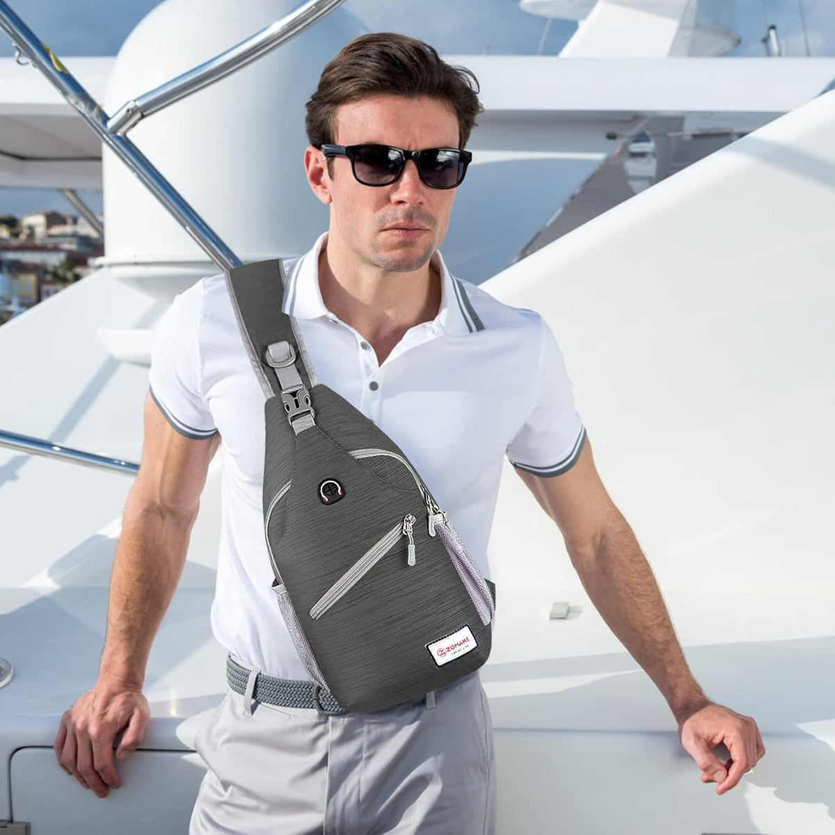 Sling Bag,Small Crossbody Sling Backpack Shoulder Daypack for Travel