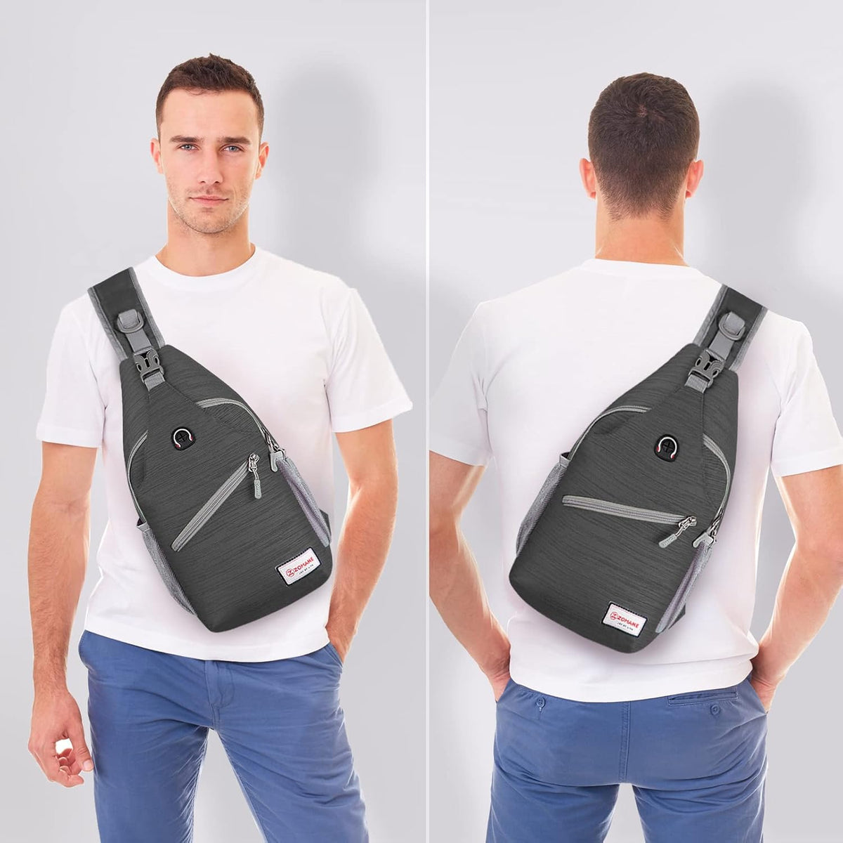 Sling Bag,Small Crossbody Sling Backpack Shoulder Daypack for Travel