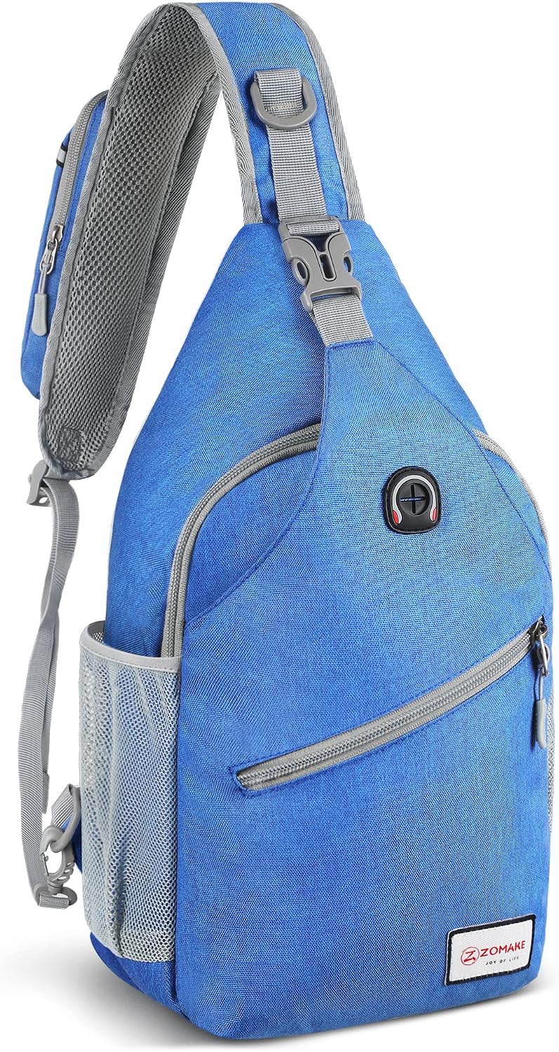 Sling Bag,Small Crossbody Sling Backpack Shoulder Daypack for Travel
