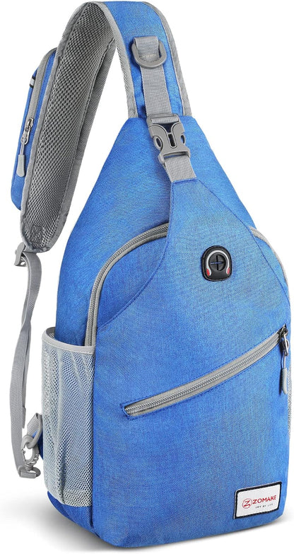Sling Bag,Small Crossbody Sling Backpack Shoulder Daypack for Travel
