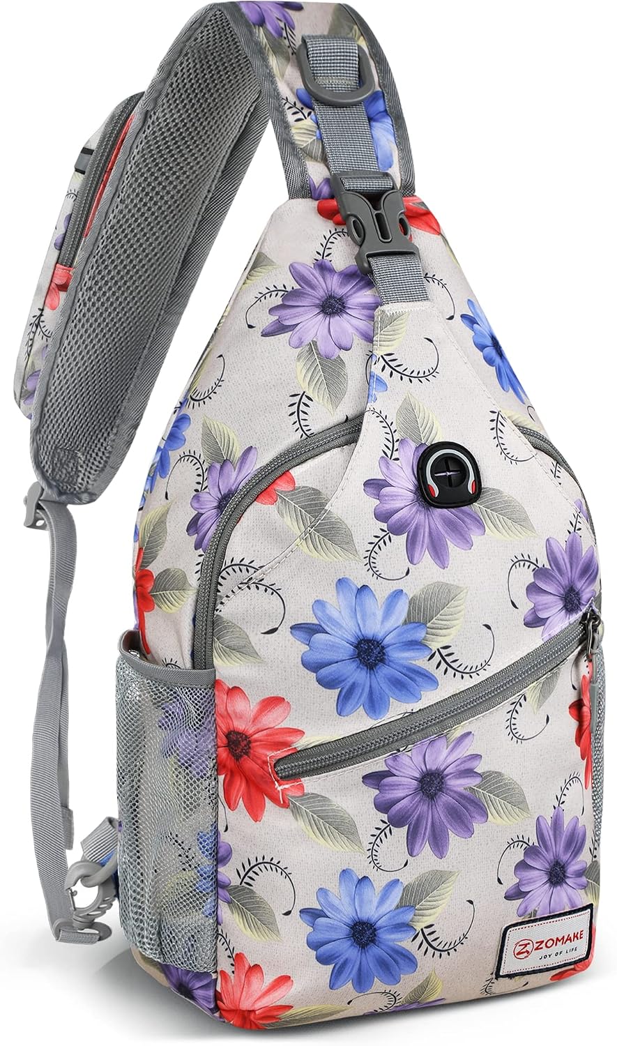 Sling Bag,Small Crossbody Sling Backpack Shoulder Daypack for Travel