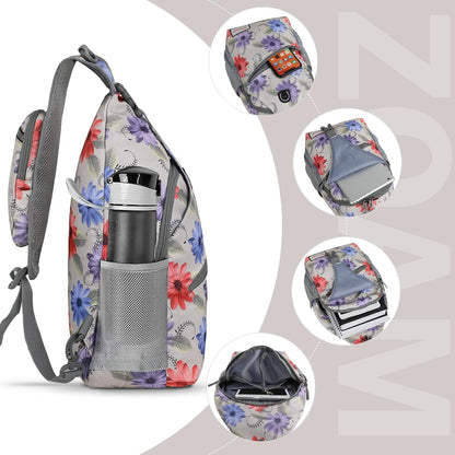 Sling Bag,Small Crossbody Sling Backpack Shoulder Daypack for Travel