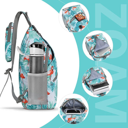 Sling Bag,Small Crossbody Sling Backpack Shoulder Daypack for Travel