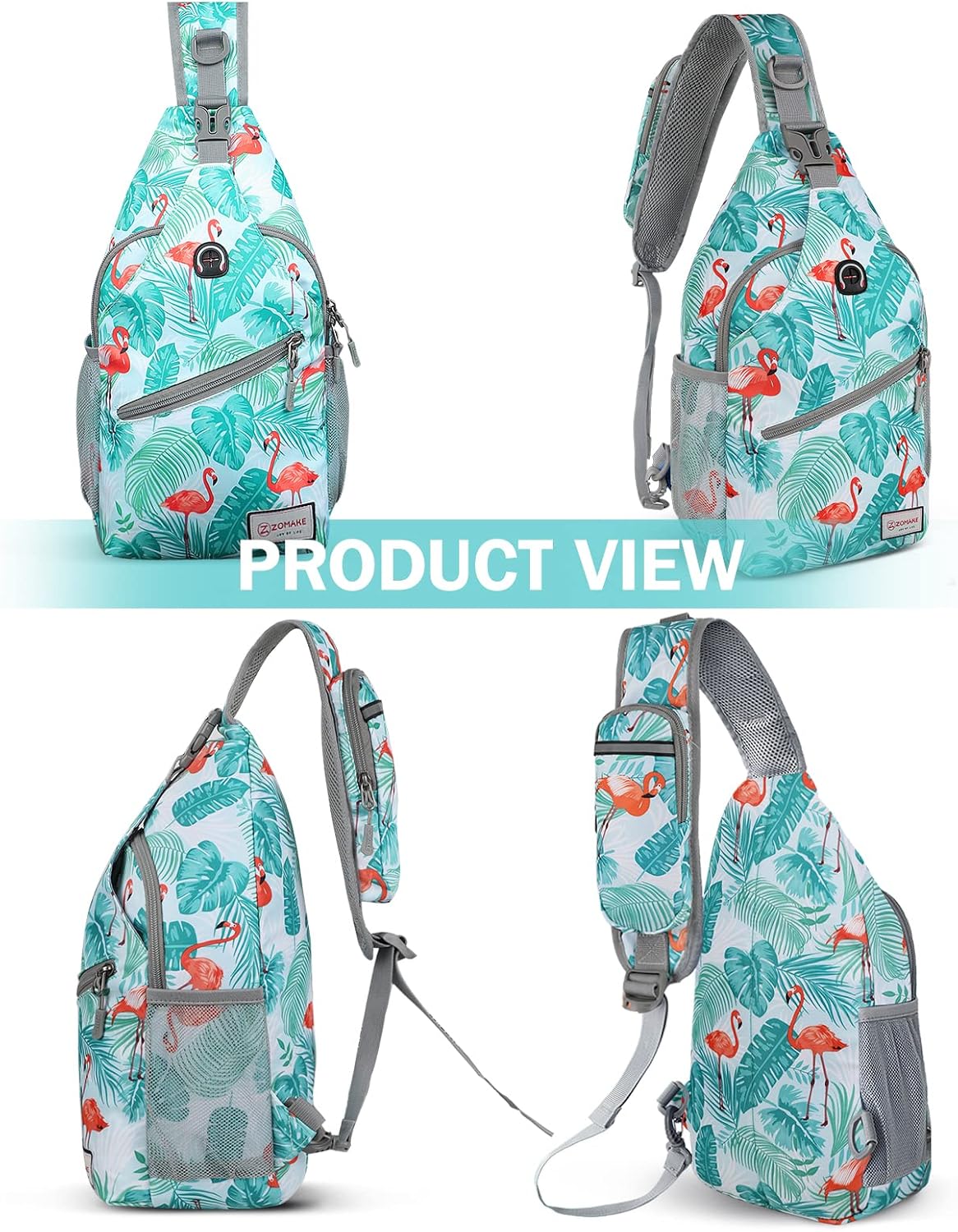 Sling Bag,Small Crossbody Sling Backpack Shoulder Daypack for Travel