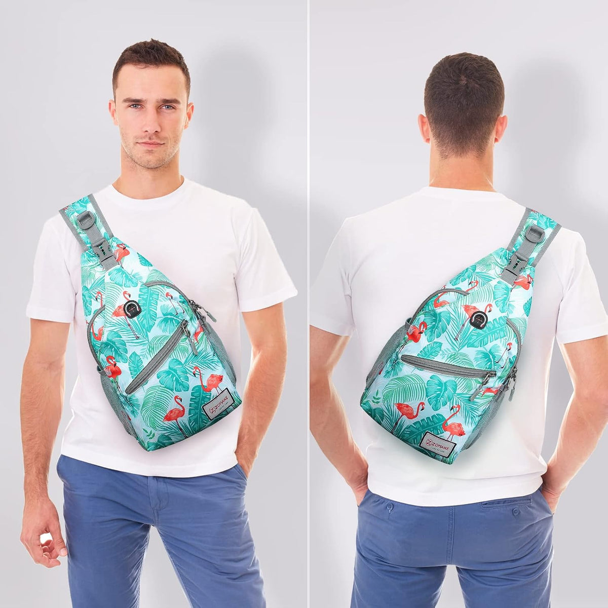 Sling Bag,Small Crossbody Sling Backpack Shoulder Daypack for Travel
