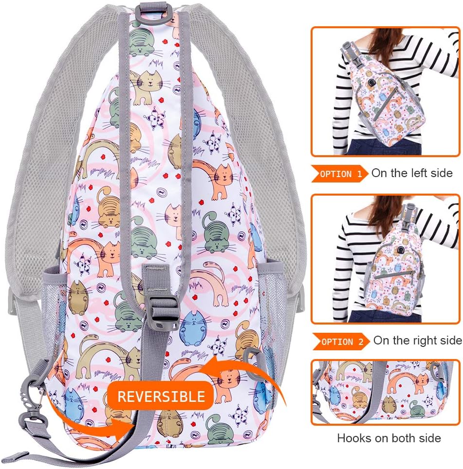 Sling Bag,Small Crossbody Sling Backpack Shoulder Daypack for Travel