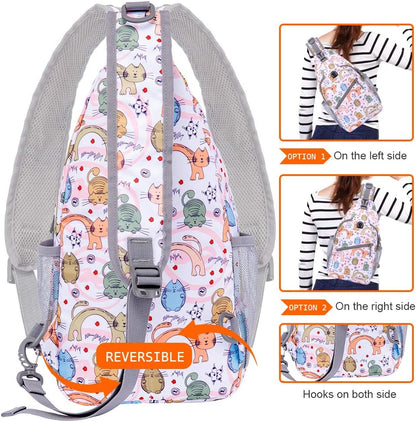 Sling Bag,Small Crossbody Sling Backpack Shoulder Daypack for Travel