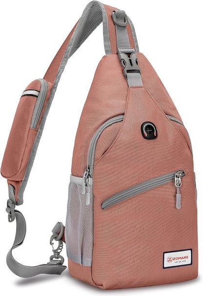 Sling Bag,Small Crossbody Sling Backpack Shoulder Daypack for Travel