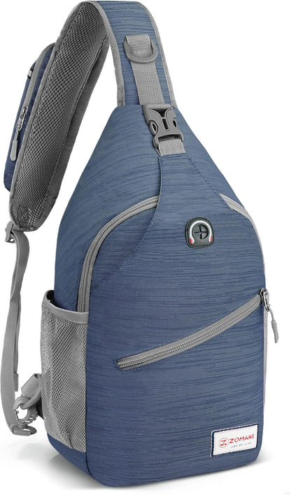 Sling Bag,Small Crossbody Sling Backpack Shoulder Daypack for Travel