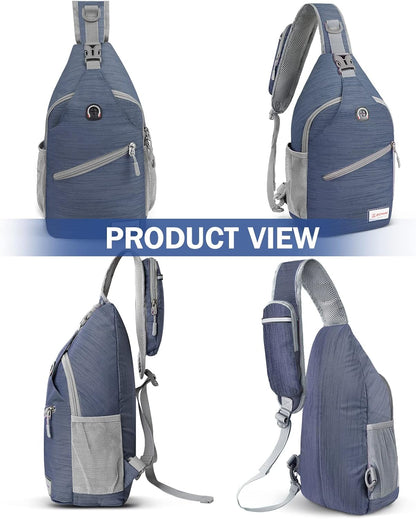 Sling Bag,Small Crossbody Sling Backpack Shoulder Daypack for Travel