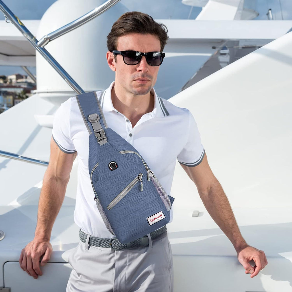 Sling Bag,Small Crossbody Sling Backpack Shoulder Daypack for Travel