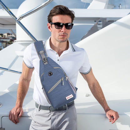 Sling Bag,Small Crossbody Sling Backpack Shoulder Daypack for Travel