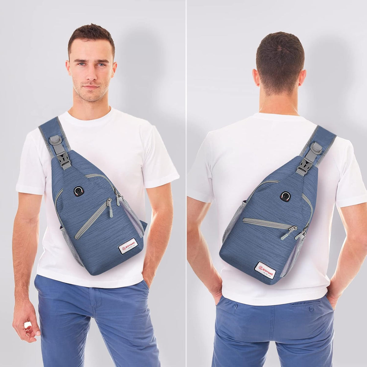 Sling Bag,Small Crossbody Sling Backpack Shoulder Daypack for Travel