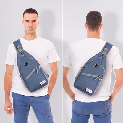 Sling Bag,Small Crossbody Sling Backpack Shoulder Daypack for Travel