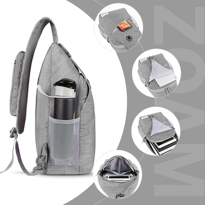 Sling Bag,Small Crossbody Sling Backpack Shoulder Daypack for Travel