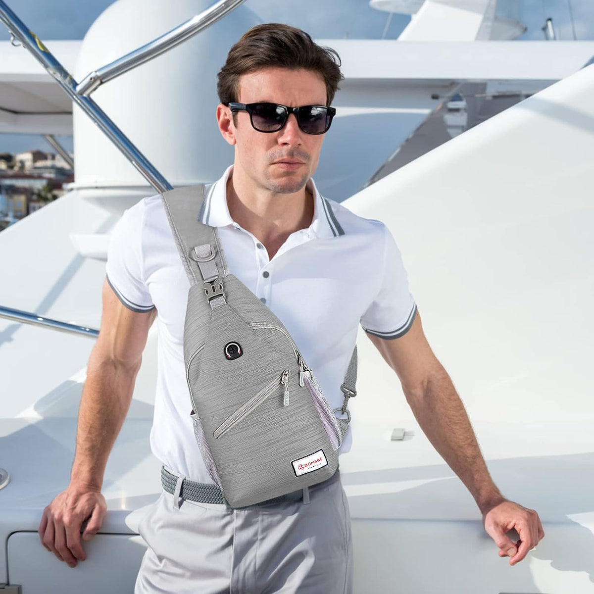 Sling Bag,Small Crossbody Sling Backpack Shoulder Daypack for Travel
