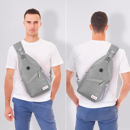 Sling Bag,Small Crossbody Sling Backpack Shoulder Daypack for Travel