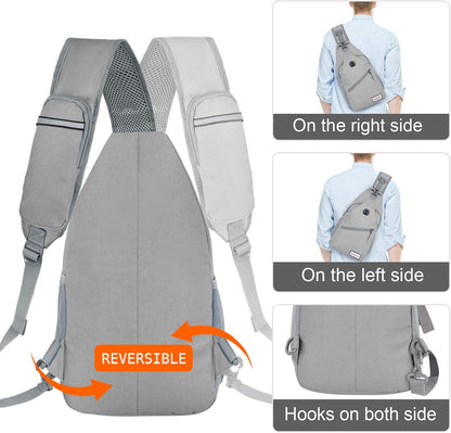 Sling Bag,Small Crossbody Sling Backpack Shoulder Daypack for Travel