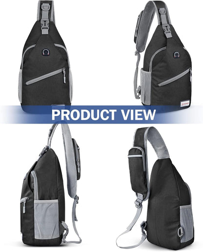 Sling Bag,Small Crossbody Sling Backpack Shoulder Daypack for Travel