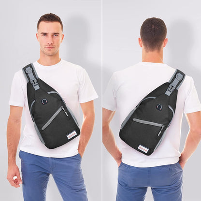 Sling Bag,Small Crossbody Sling Backpack Shoulder Daypack for Travel