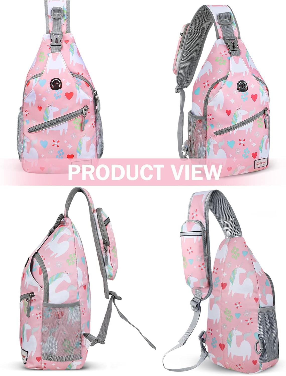 Sling Bag,Small Crossbody Sling Backpack Shoulder Daypack for Travel